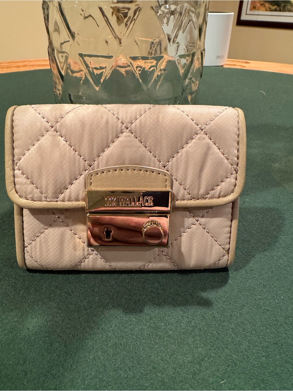 MZ Wallace Crosby Lock Wallet in Buff - Picture 9 of 9